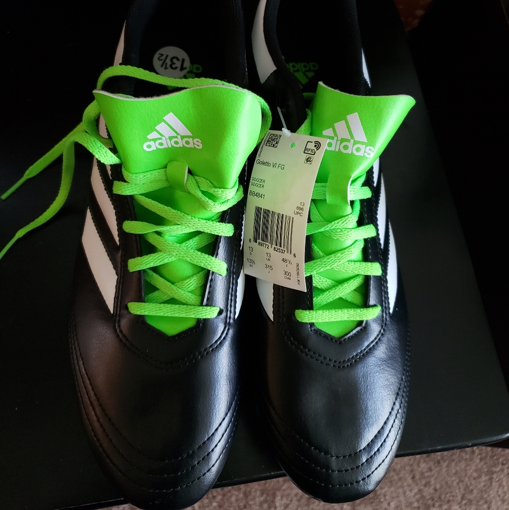 Adidas soccer cleats brand new size 13 1/2